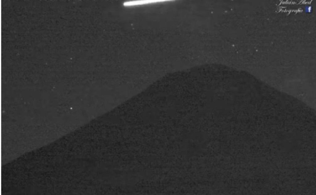 Cae meteorito cerca del Popocatépetl