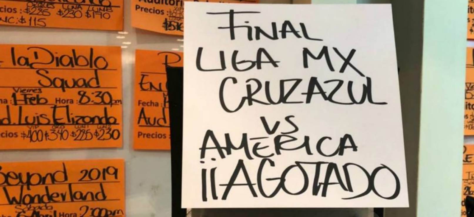 Se agotan boletos de final de vuelta Cruz Azul-América