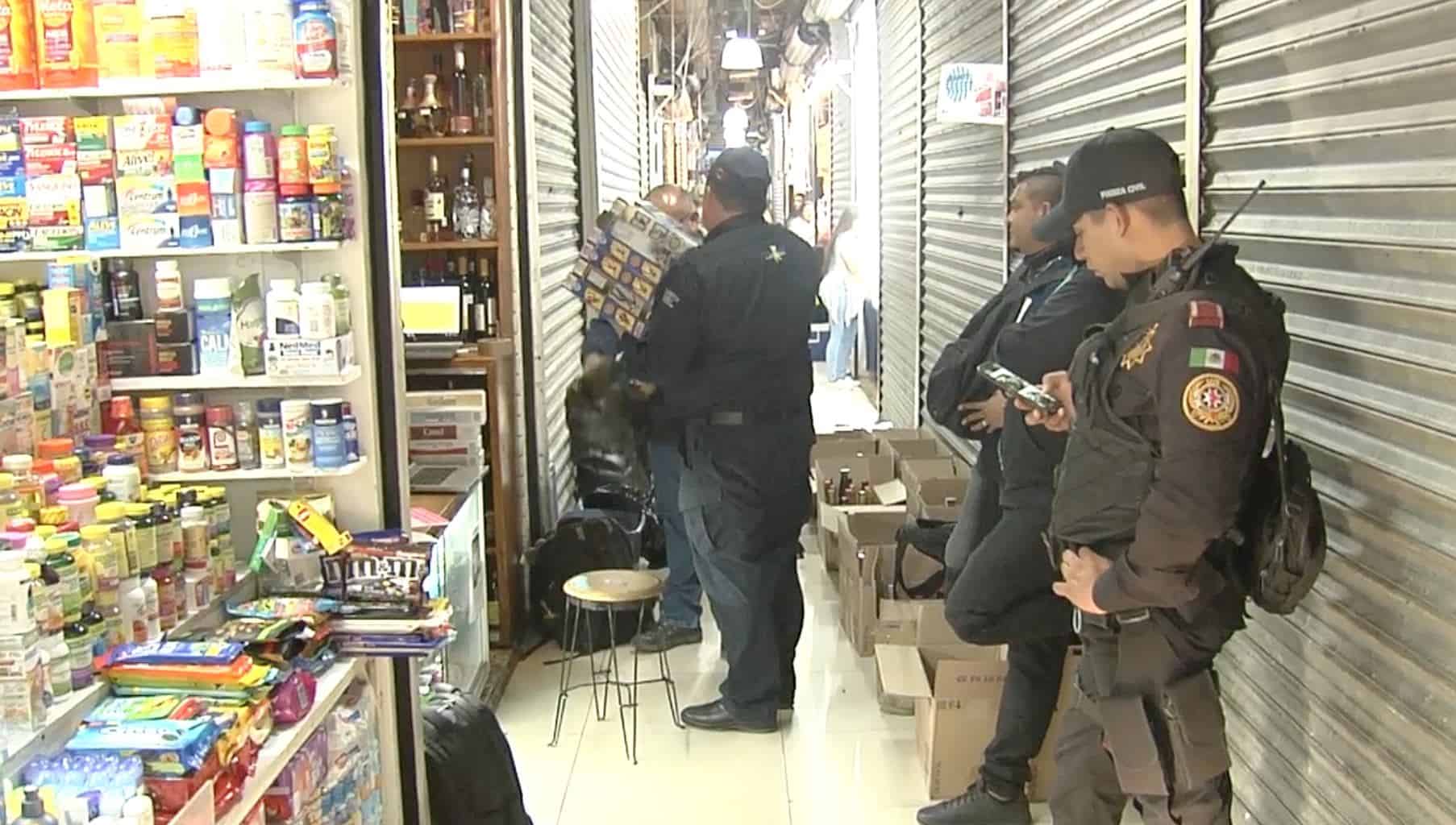Decomisan piratería y contrabando de pulga en Monterrey
