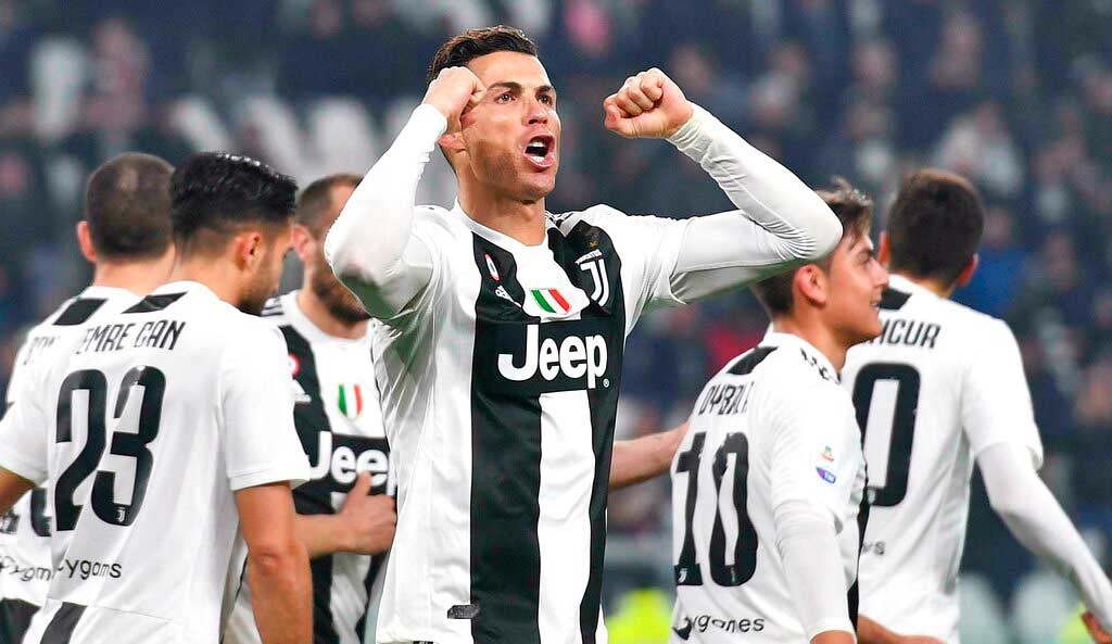 Cristiano Ronaldo anota en triunfo de la Juve de 3-0 al Frosinone