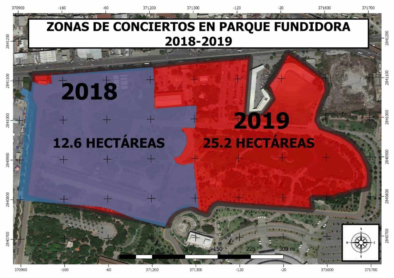 Denuncia ambientalista que Pa´l Norte duplica uso de espacio en Fundidora