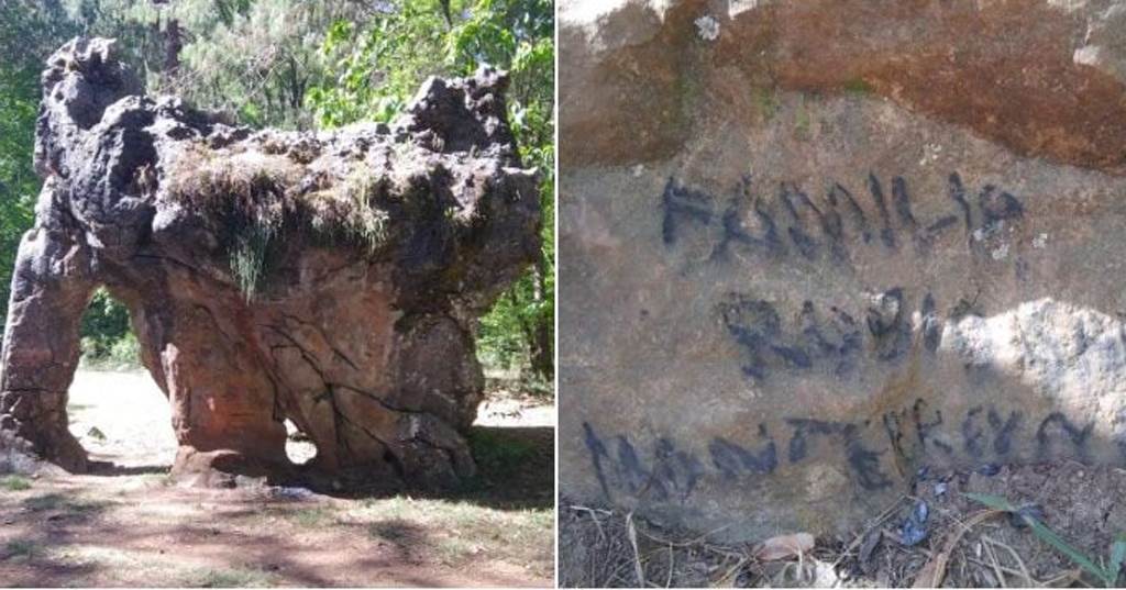 Familia regia se hace responsable por dañar 'Piedra del Elefante'
