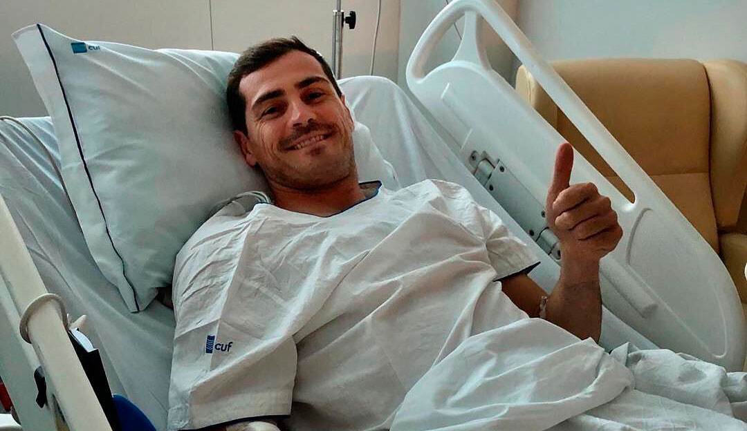 Casillas fuera de peligro tras sufrir infarto