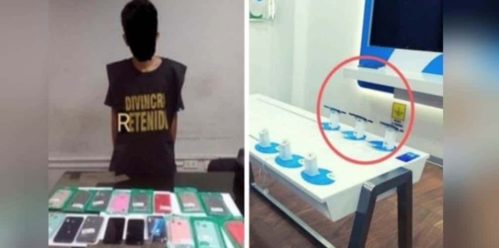 Ladrones roban todos los celulares en una tienda; dejaron los de Huawei