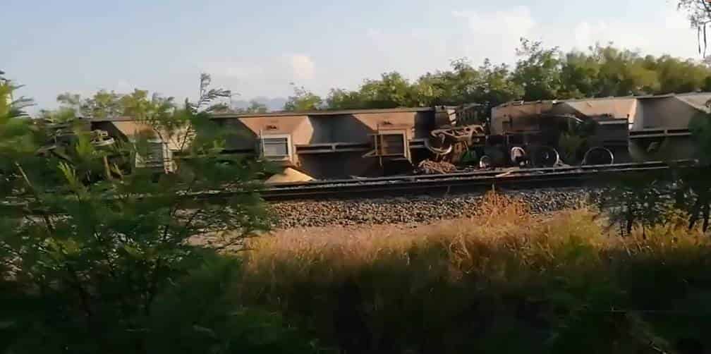 Tren se descarrila en San Nicolás