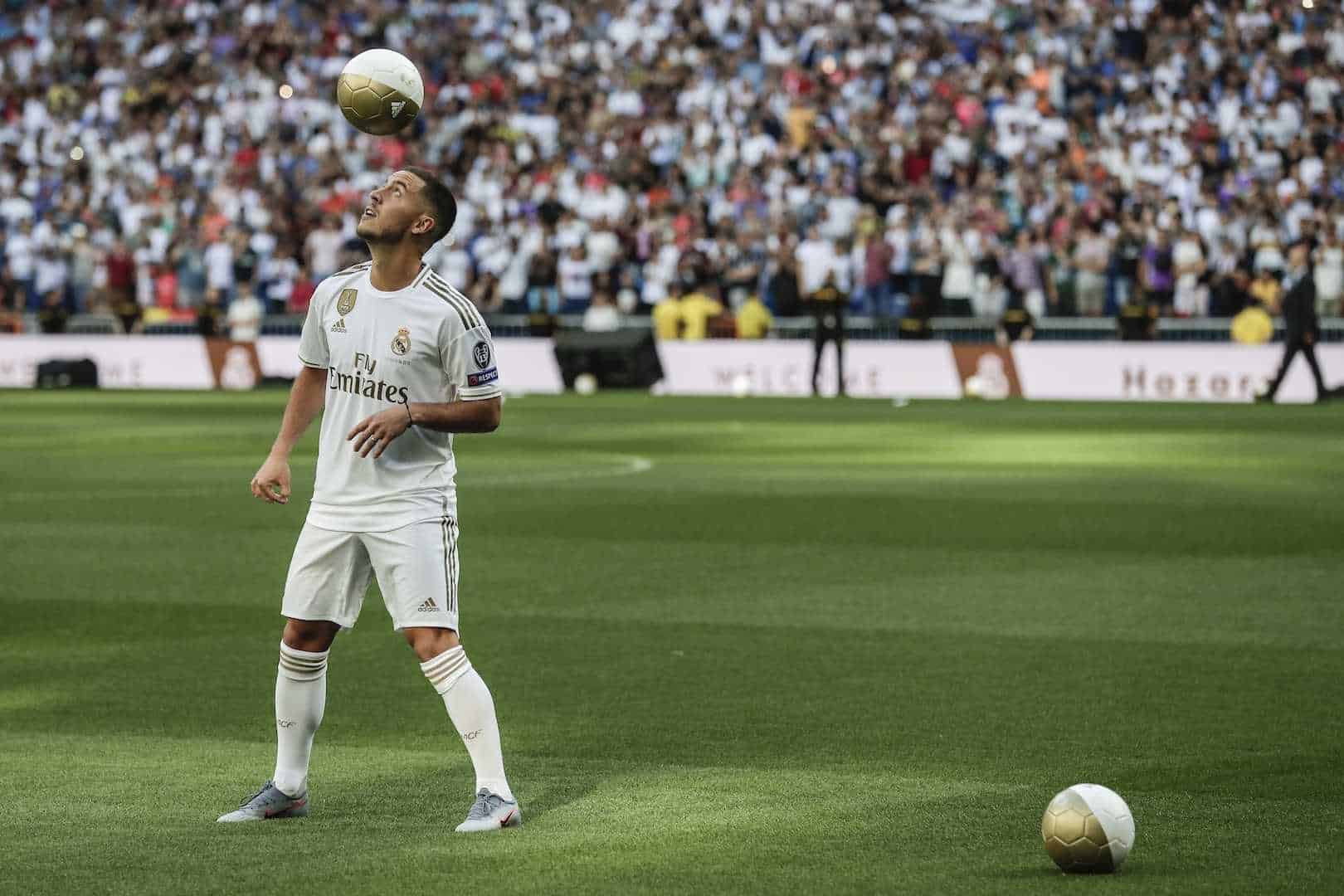 Eden Hazard tiene multitudinaria presentación con el Real Madrid