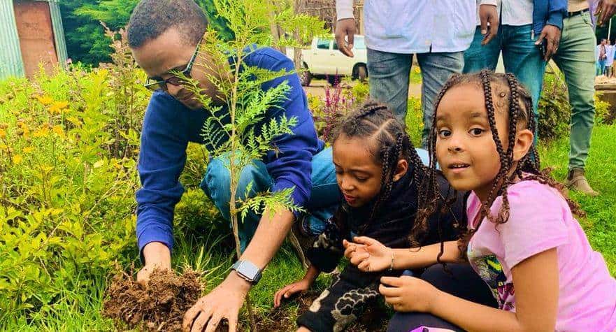 Plantan más de 350 millones de árboles en Etiopía