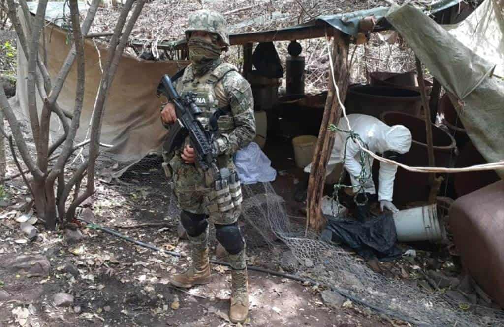 Localizan e inhabilitan cuatro presuntos narcolaboratorios en Sinaloa