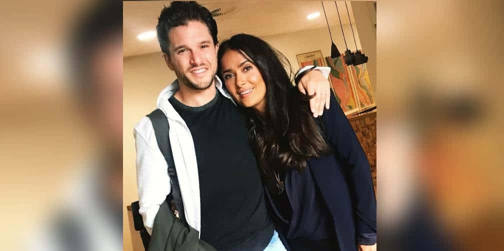 Salma Hayek se retrata con 'Jon Snow'