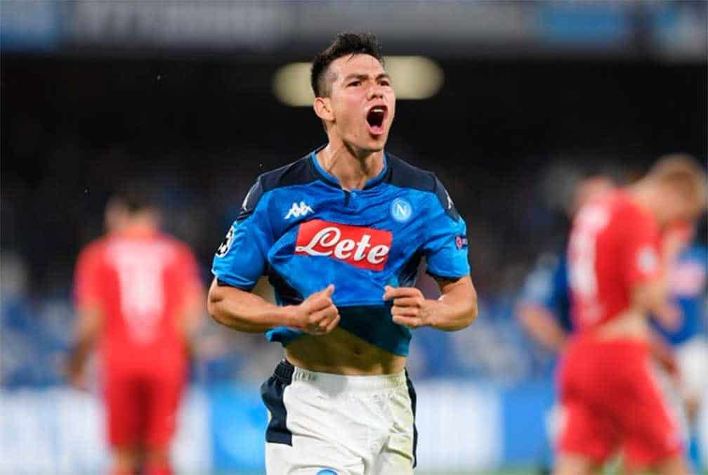 'Chucky' Lozano consigue su primer gol en Champions con Nápoles