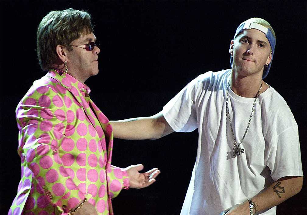 Eminem fue rescatado de sobredosis por Elton John