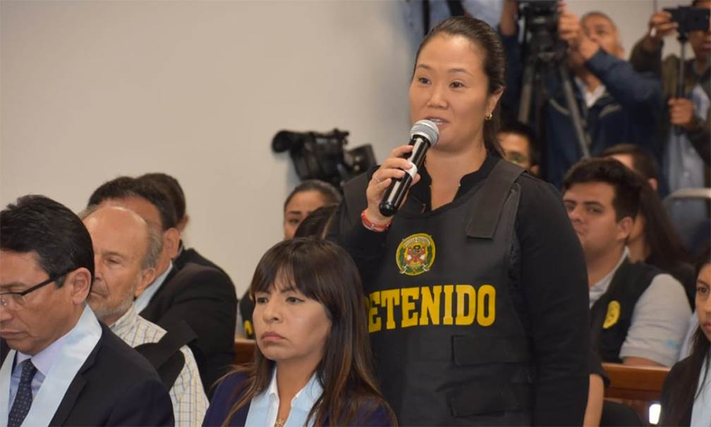 Keiko Fujimori es puesta en libertad