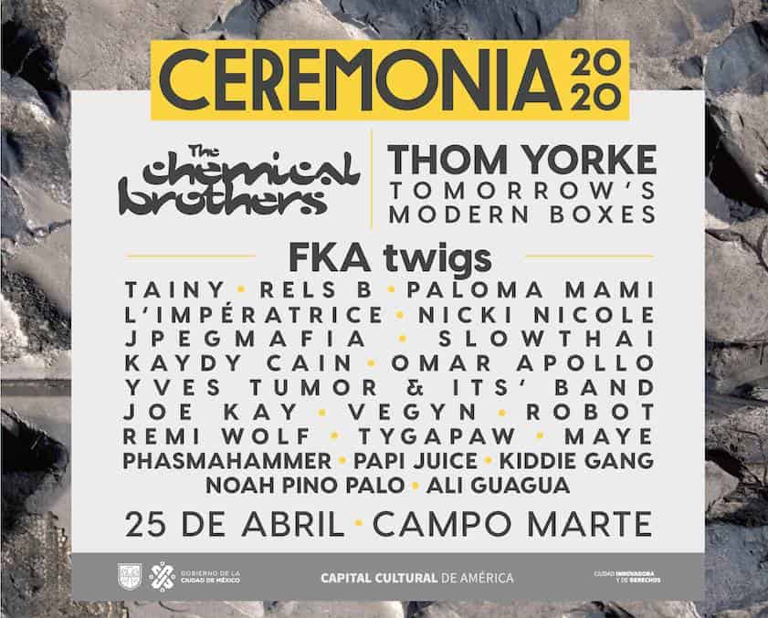 Thom Yorke encabeza cartel del Festival Ceremonia 2020