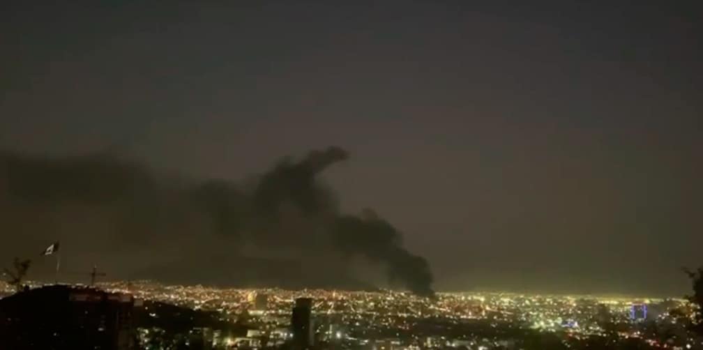 Diputada capta cómo humo de incendio 'ahoga' a San Pedro durante la noche