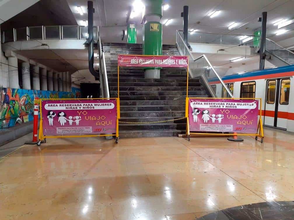 Dejan mujeres 'a su suerte': Fracasa proyecto de 'Vagón Rosa' en Metro de NL