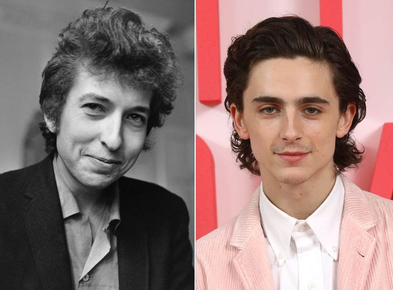 Timotheé Chalamet se prepara para ser Bob Dylan