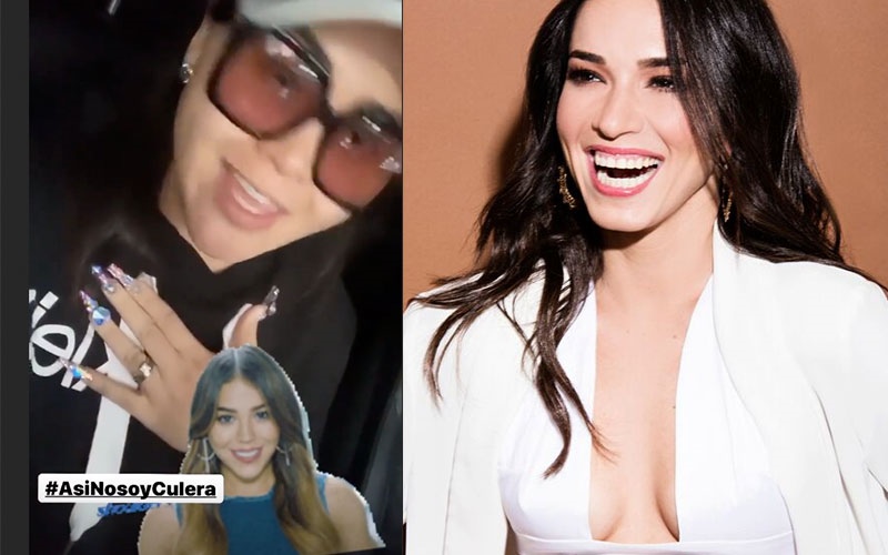 Gomita responde mensaje de Laura G al estilo Danna Paola