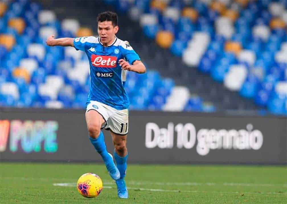 Chucky Lozano regresa de titular y anota en el triunfo del Nápoles