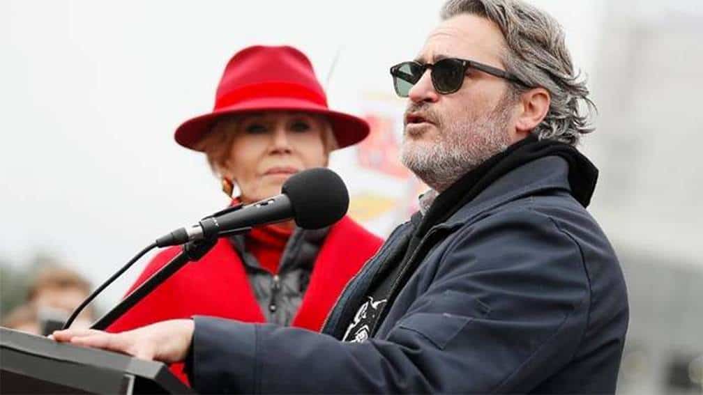 Fonda y Phoenix llevan la lucha del cambio climático a Hollywood