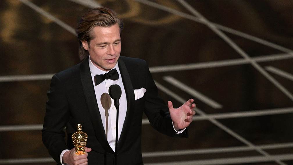 Brad Pitt gana con 'Once Upon a Time...' su primer Óscar como actor