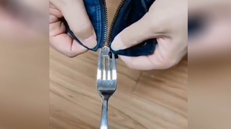 Ryan Reynolds comparte el secreto de cómo reparar un zipper averiado con tan sólo un tenedor