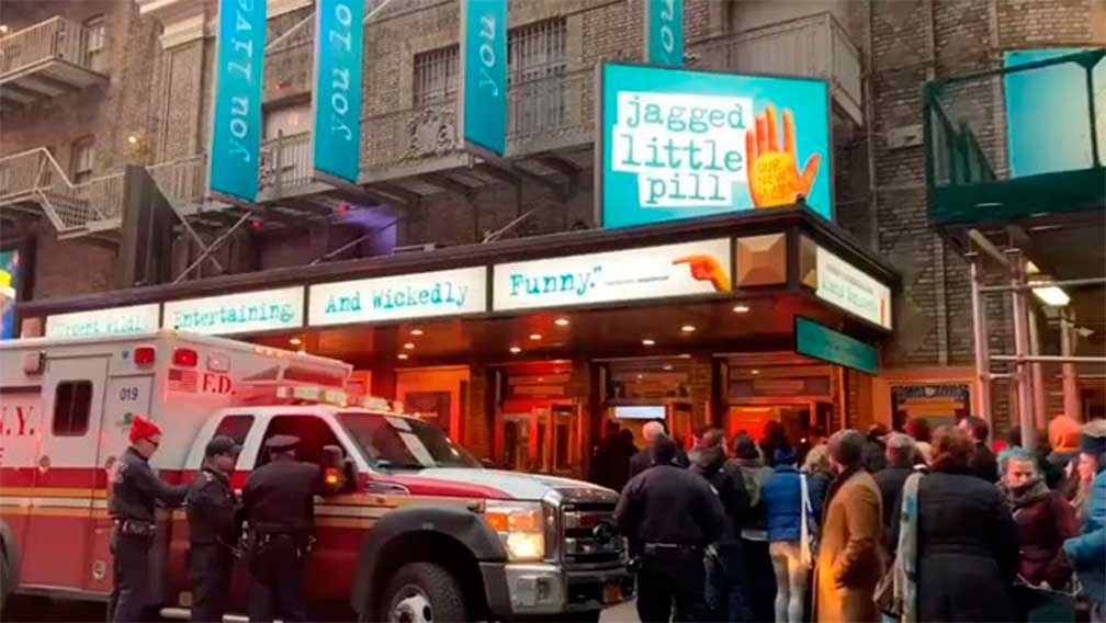 Espectador rocía gas pimienta durante función del musical 'Jagged little pill' en NY