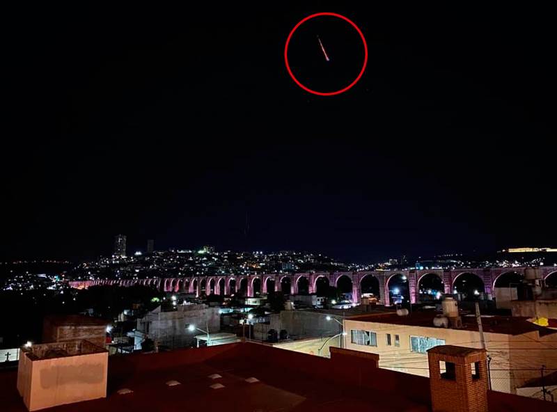 Meteorito ilumina el cielo de México; usuarios en redes reportan avistamiento