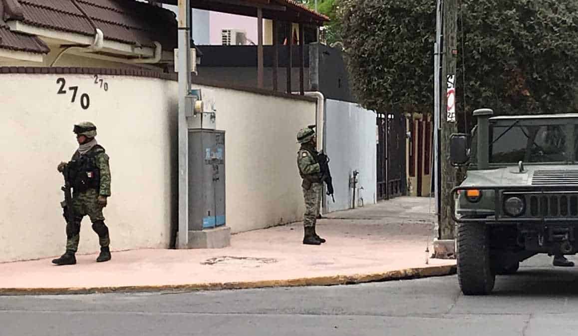 Ejército y Policía Federal se despliegan en colonia de Guadalupe