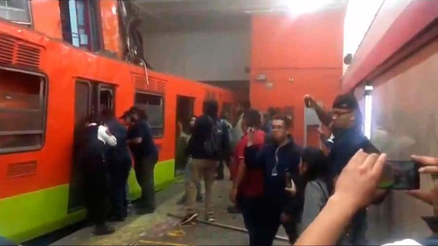 Hospitalizados 16 heridos por choque en Metro; dará servicio Línea 1