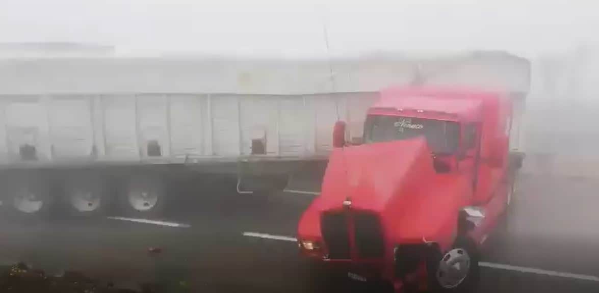 Mueren 2 en carambola en la autopista Monterrey-Saltillo