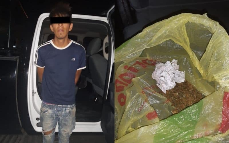 Atrapan a hombre con droga en Col. Nueva Exposición