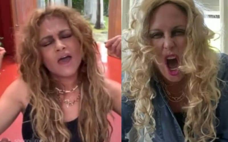 Angélica Vale reaparece con graciosa parodia del polémico video de Paulina Rubio