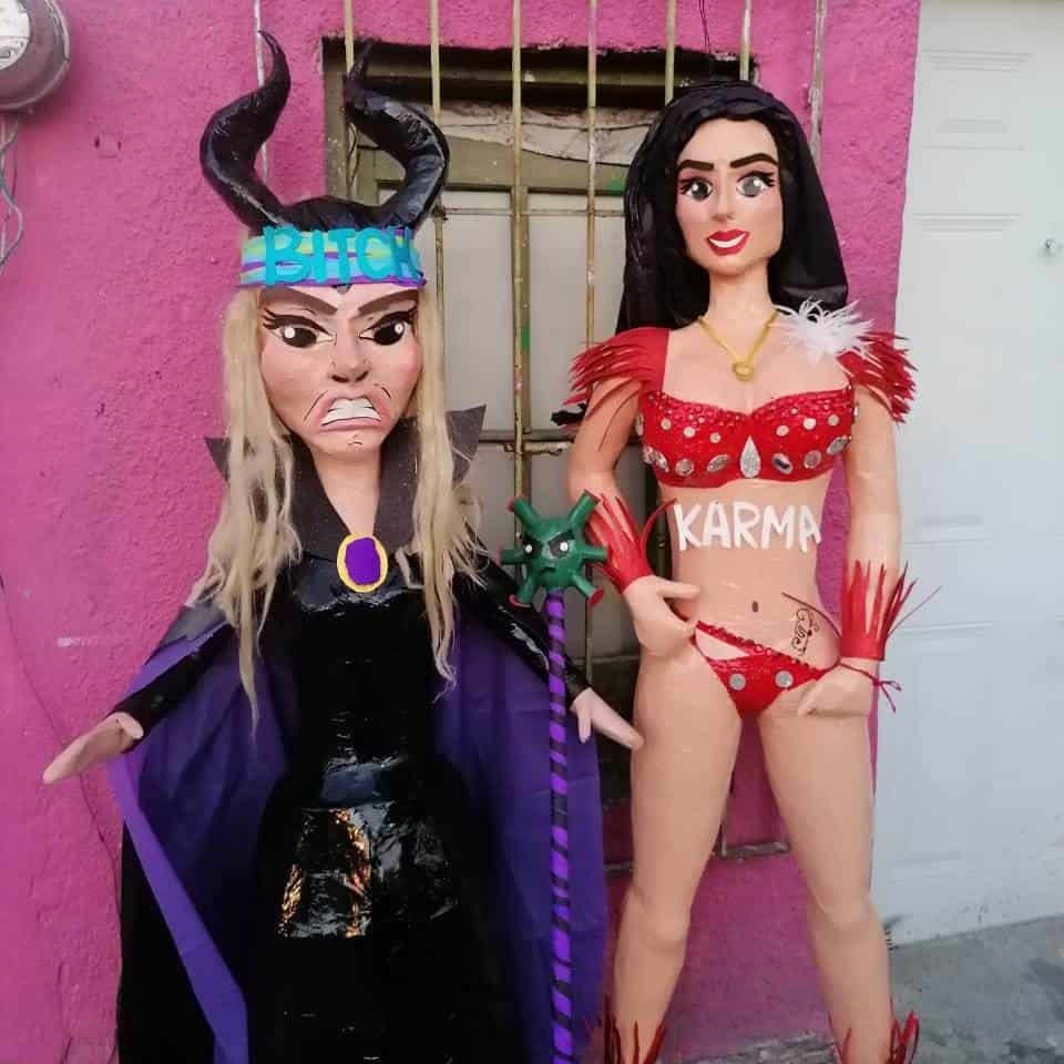 Crean piñata de Fabiola Martínez, el bello karma de Karla Panini