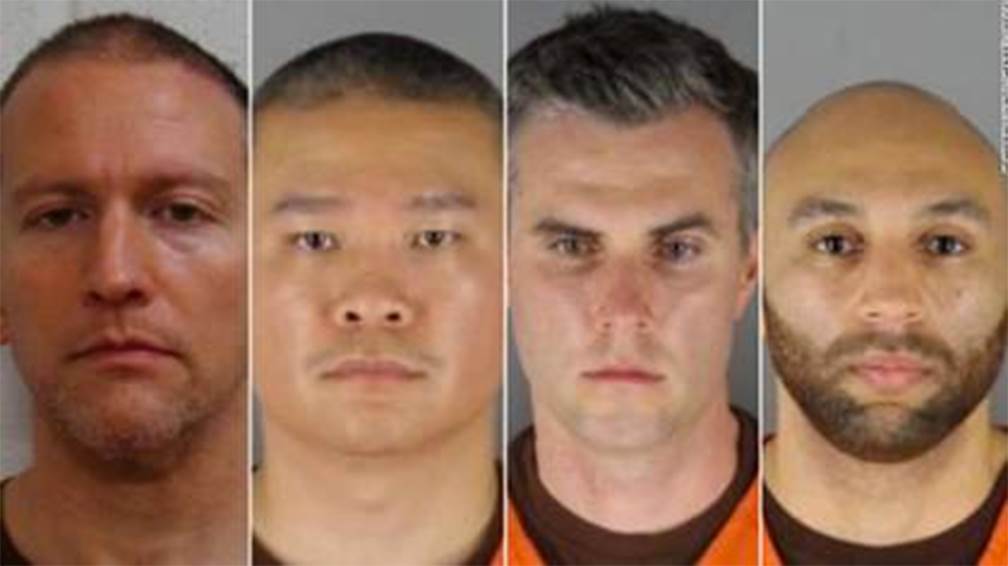 Procesan a otros tres agentes involucrados en muerte de George Floyd