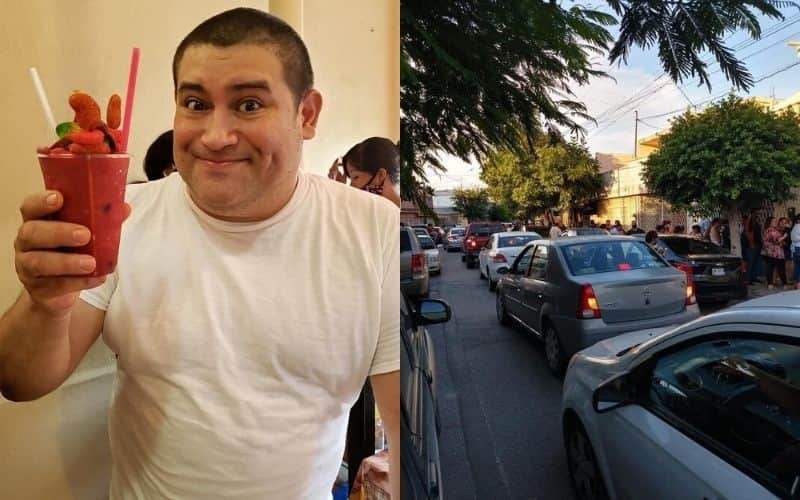 'Pompo' abre su negocio de 'Vasos Lokos'; recibe gran respuesta de sus fans