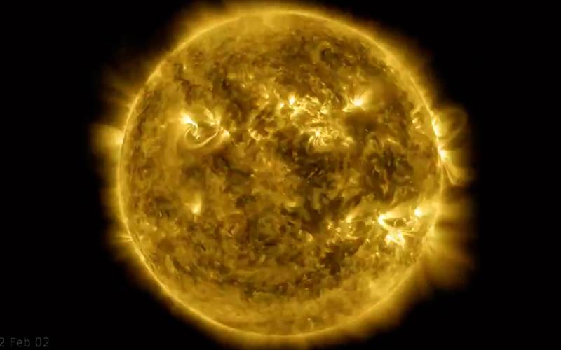 Difunde NASA fotografías del Sol tomadas durante 10 años