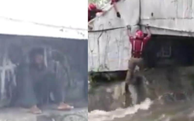 Auxilian a hombre que se refugiaba bajo puente en Monterrey