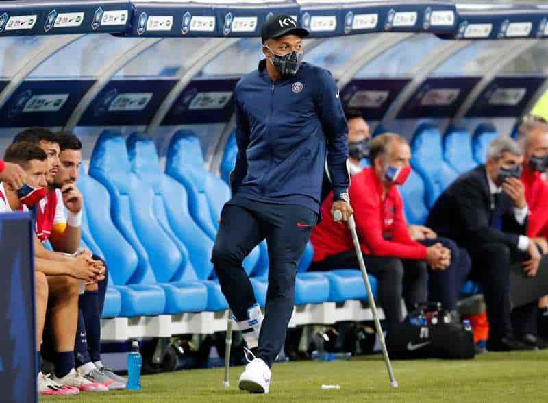 París Saint-Germain en problemas: Mbappé está lesionado
