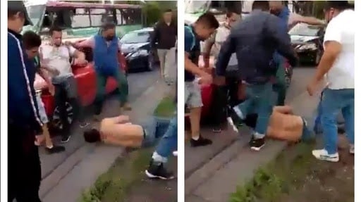 Lo cachan in fraganti robando en Mercado de Xochimilco y le propinan golpiza