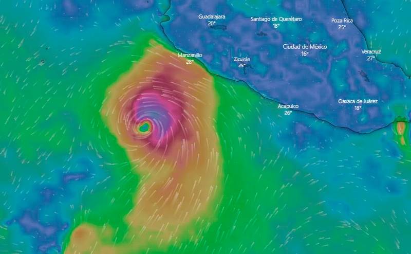 Huracán 'Genevieve' alcanza categoría 2; habrá lluvias en 6 estados