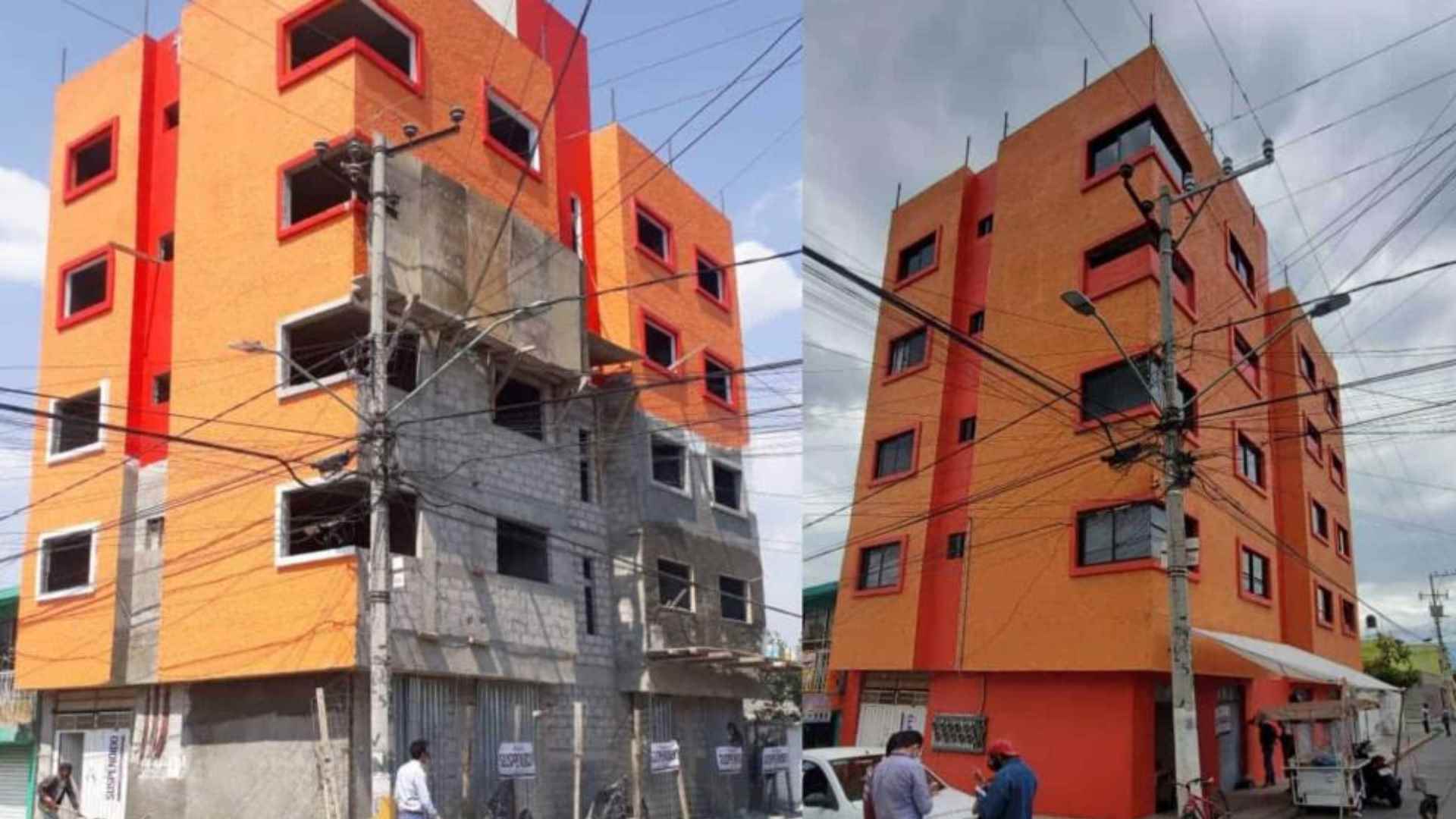 Edificio de 5 pisos se hunde 20 centímetros en Ecatepec; Construyeron sin permiso