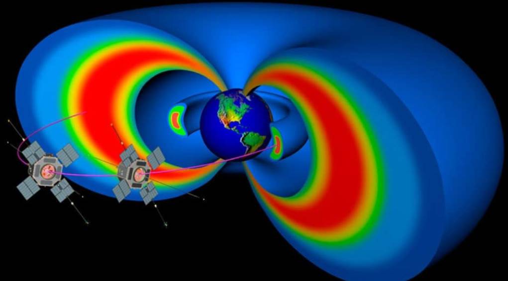Los aceleradores de partículas que rodean la tierra, los cinturones de Van Allen
