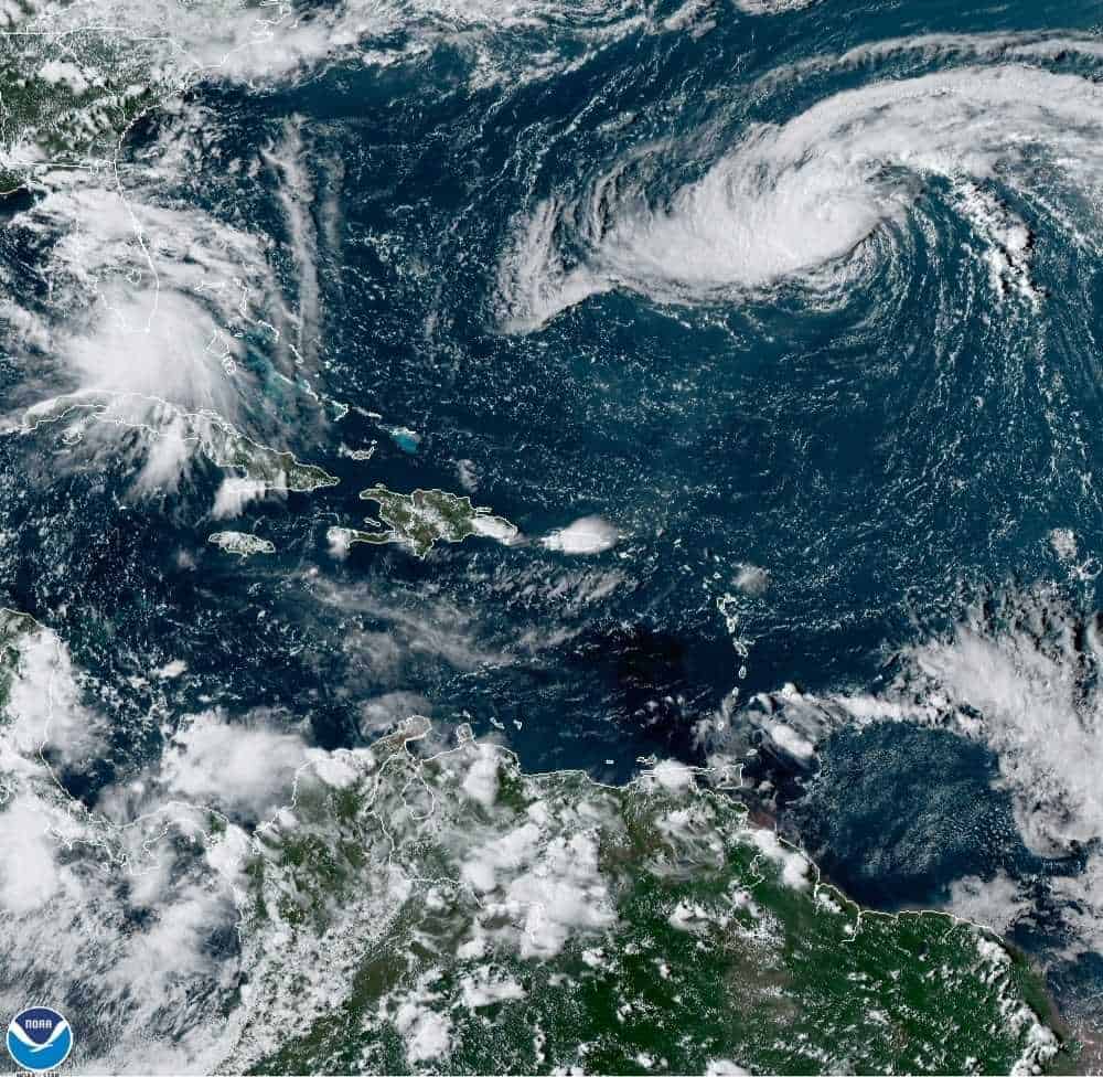 Se forma tormenta tropical 'Sally', mientras que 'Rene' se degrada
