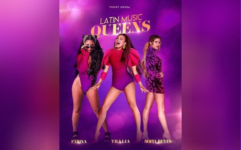 Thalía, Farina y Sofía Reyes se lucen en Latin Music Queens