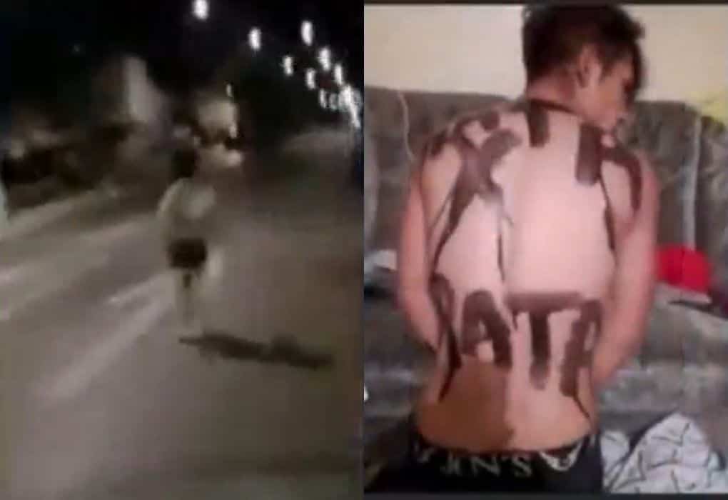 Vecinos sorprenden a ladrón, lo persiguen y lo dejan ¡sin ropa!