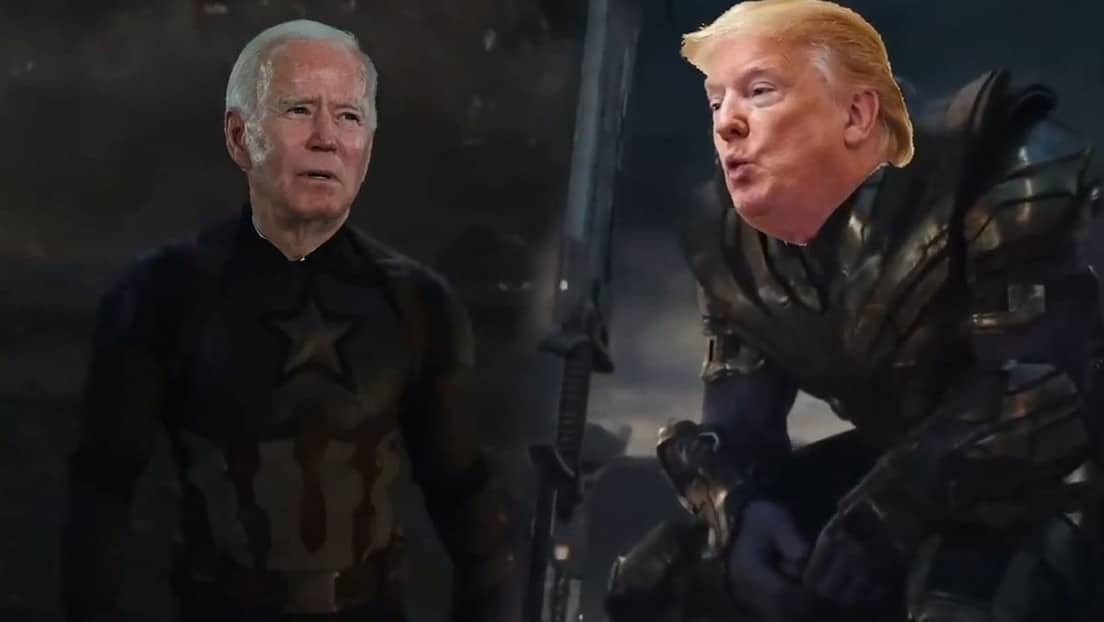 Batalla final de 'Vengadores' es protagonizada por Trump y Biden