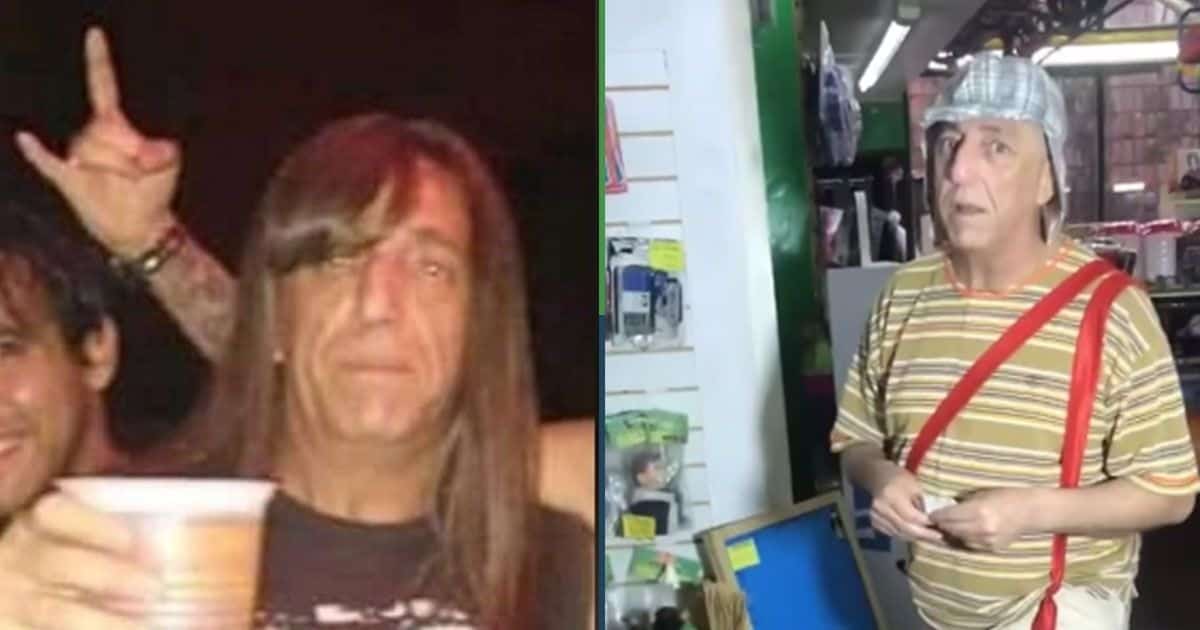 El 'Chespirito metalero' cumplió, se viste del Chavo y se hace viral