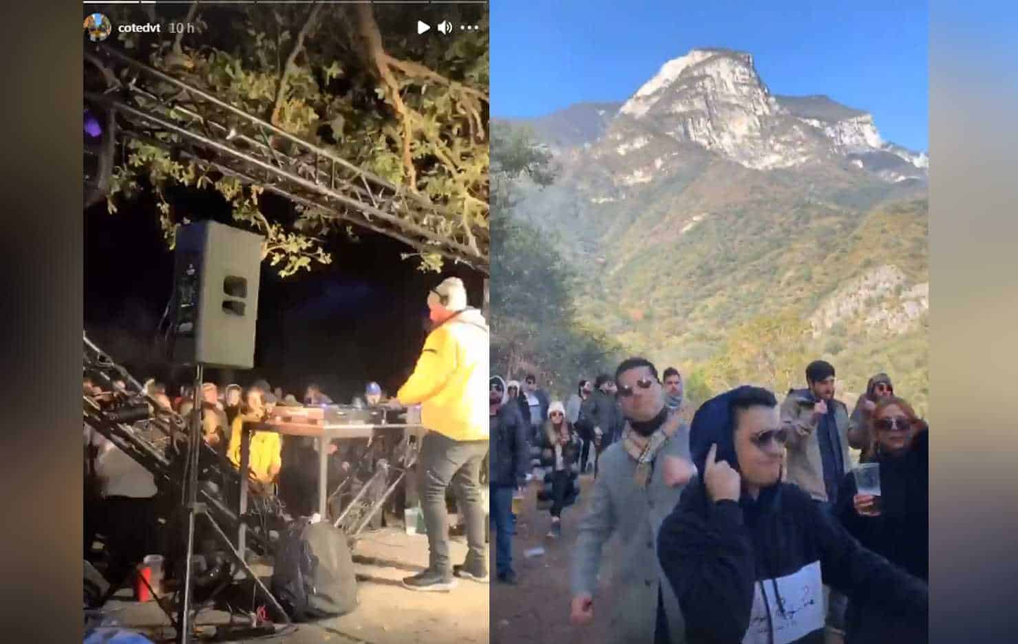 Regios acuden a 'rave' en Santiago en pleno incremento de contagios en NL