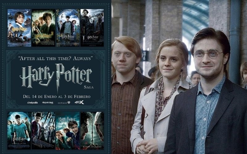 Cinépolis proyectará toda la saga de Harry Potter; conoce las fechas y