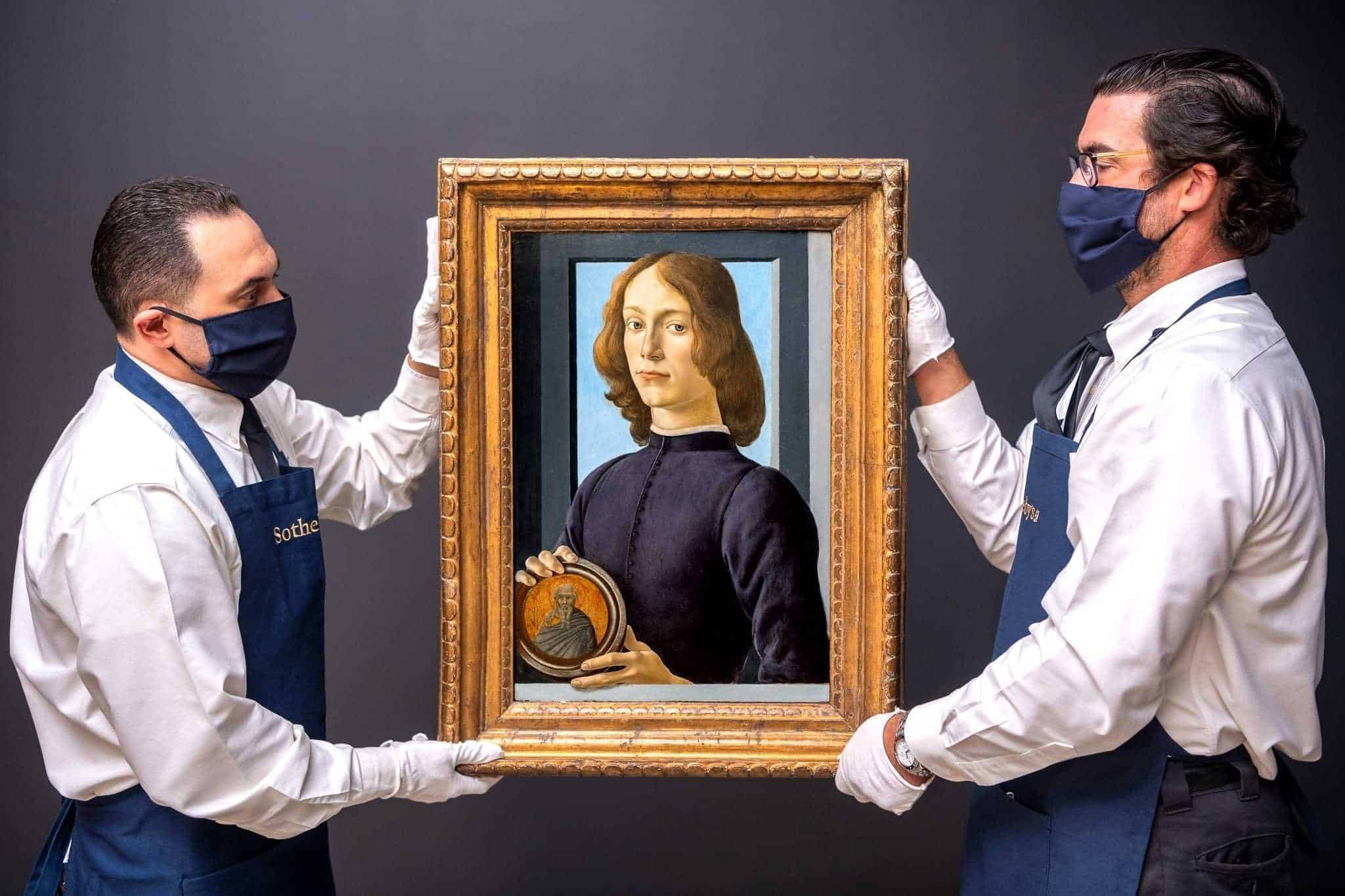 Rompe récord retrato de Botticelli